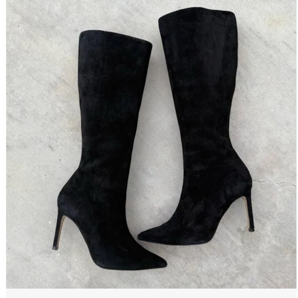 {Alexandre Birman} Pronto Black Suede Boot Size 39.5